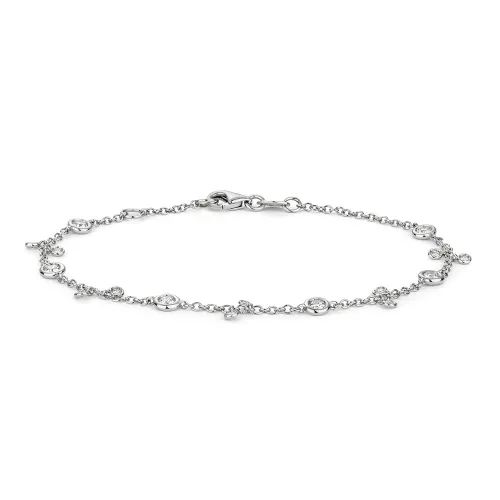 Attractive Diamond Bracelet Womens White Gold (0.48ct)